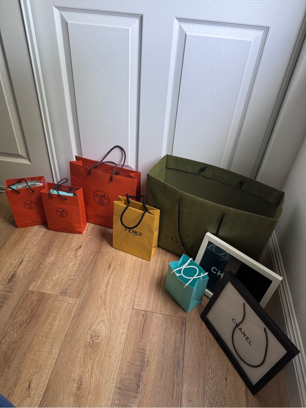 Designer shopping bags